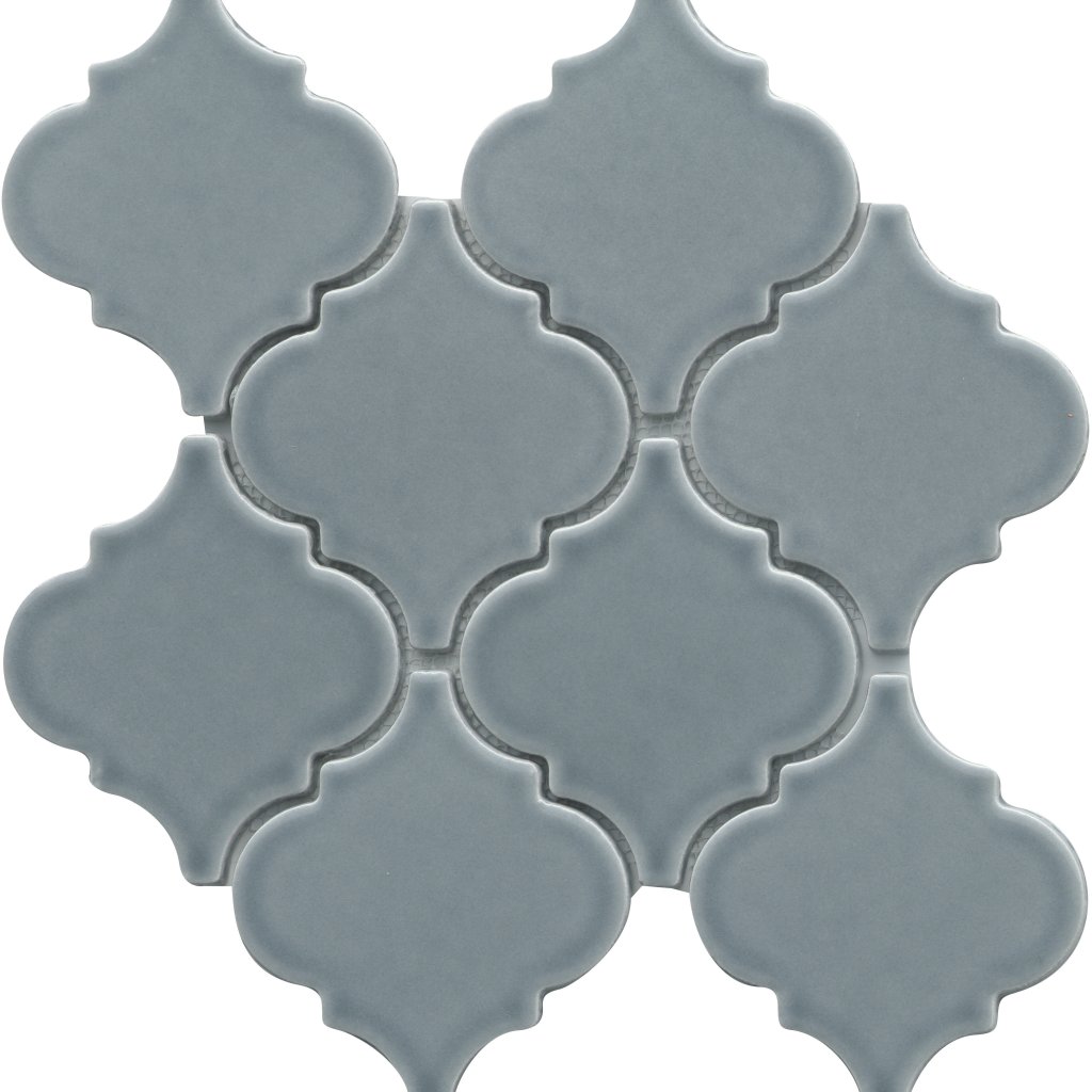 Emser Tile MOROCCO ARABESQUE GLOSS MOSAIC -CER - Dove