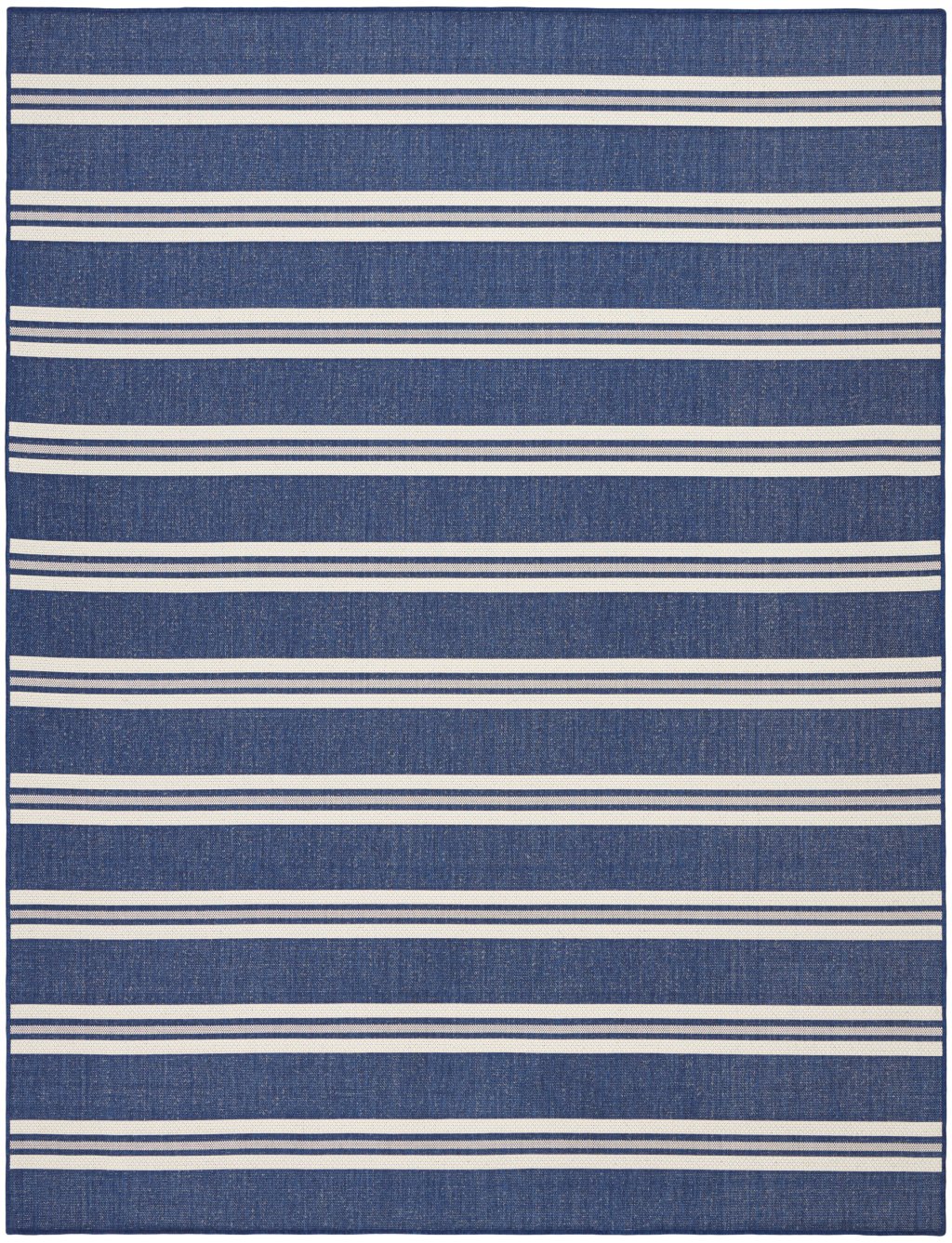 Nourison Home Nourison Horizon Indoor/Outdoor HOZ05 8' x 10' Navy Modern Rug