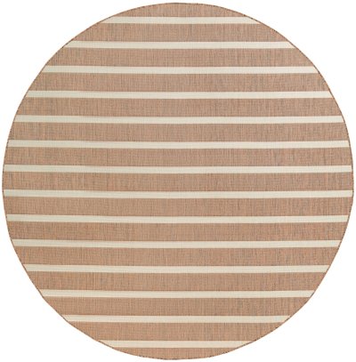 Nourison Home Nourison Positano POS03 10' x 14' Jute Ivory Modern Rug - 8' Round