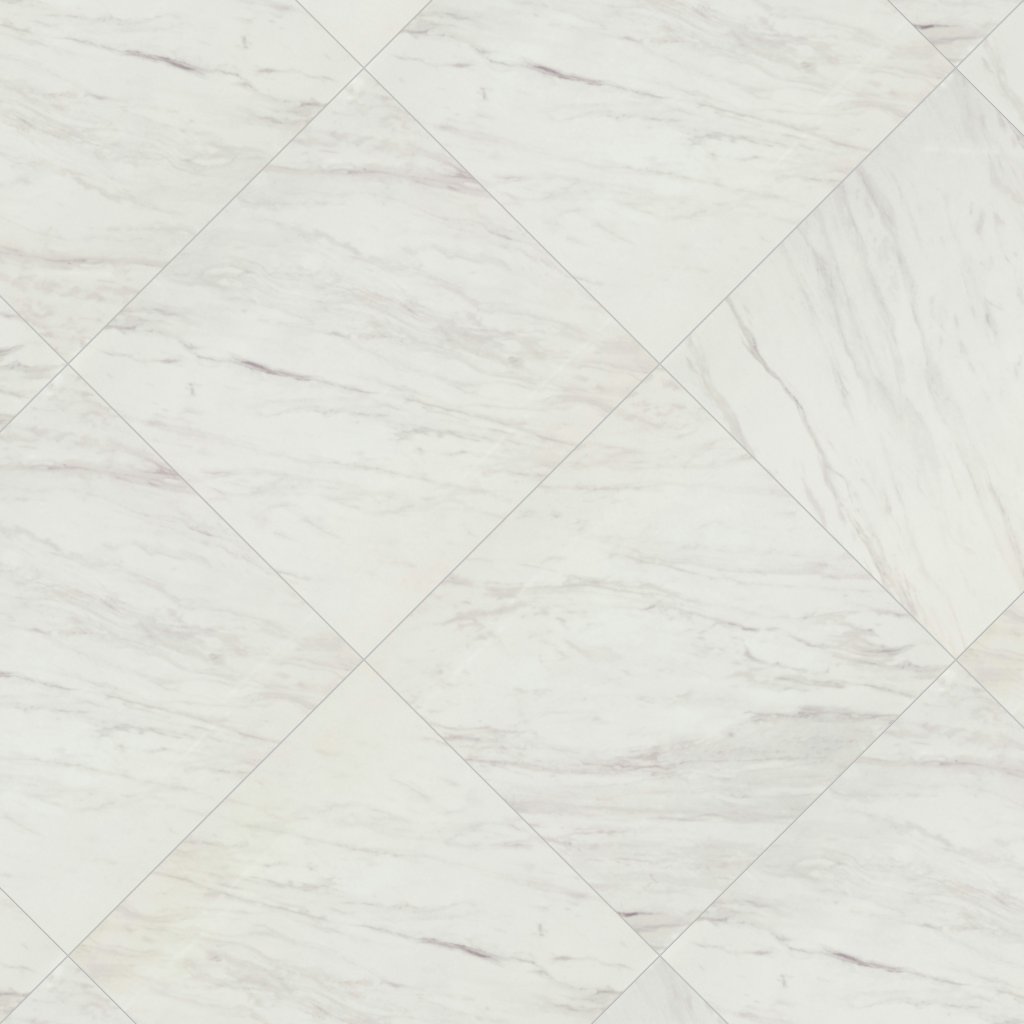 Daltile Artsy Editorial Volakas, Square, 24X24, Matte - Editorial Volakas