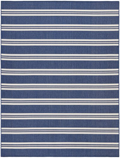 Nourison Home Nourison Horizon Indoor/Outdoor HOZ05 8' x 10' Navy Modern Rug - 9' x 12'
