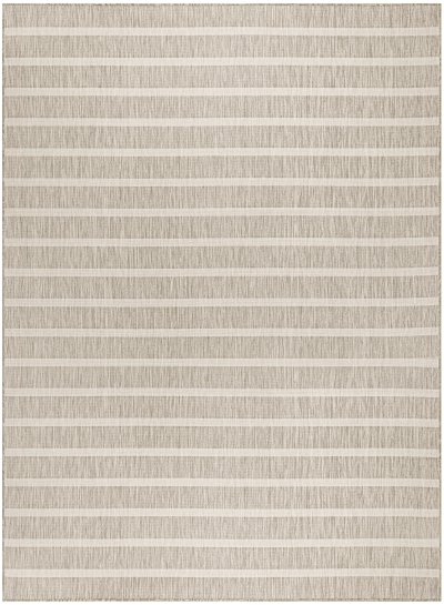 Nourison Home Nourison Positano POS03 7' x 10' Grey Ivory Modern Rug - 8' x 10'