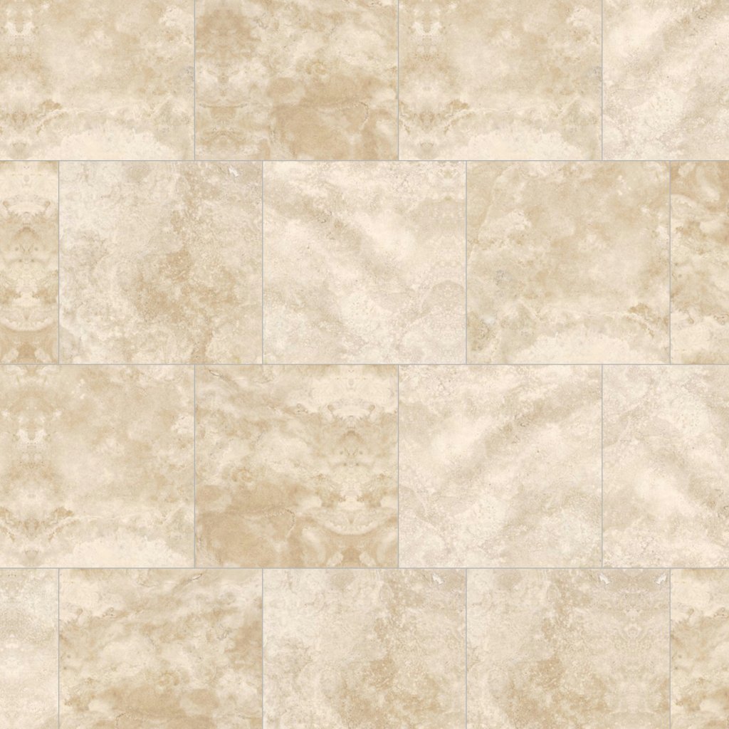 American Olean Travertine - Torreon, Square, 16X16, Honed (T711) - Torreon