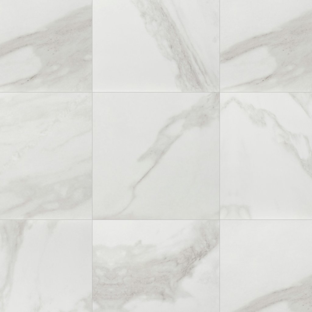 Daltile Perpetuo Brilliant White, Square, 24X24, Matte - Brilliant White