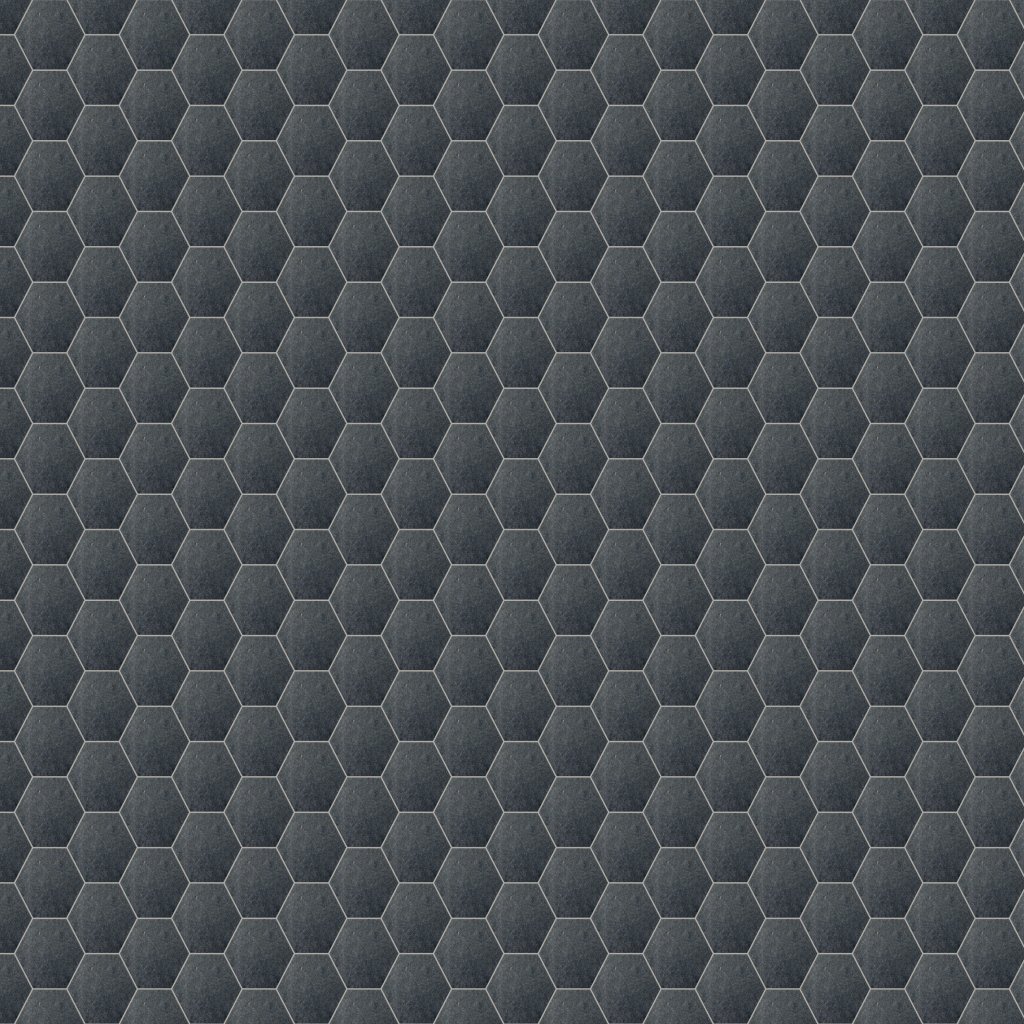 Marble Systems Smoky Glossy Hexagon Ceramic Tile 4 - Smoky
