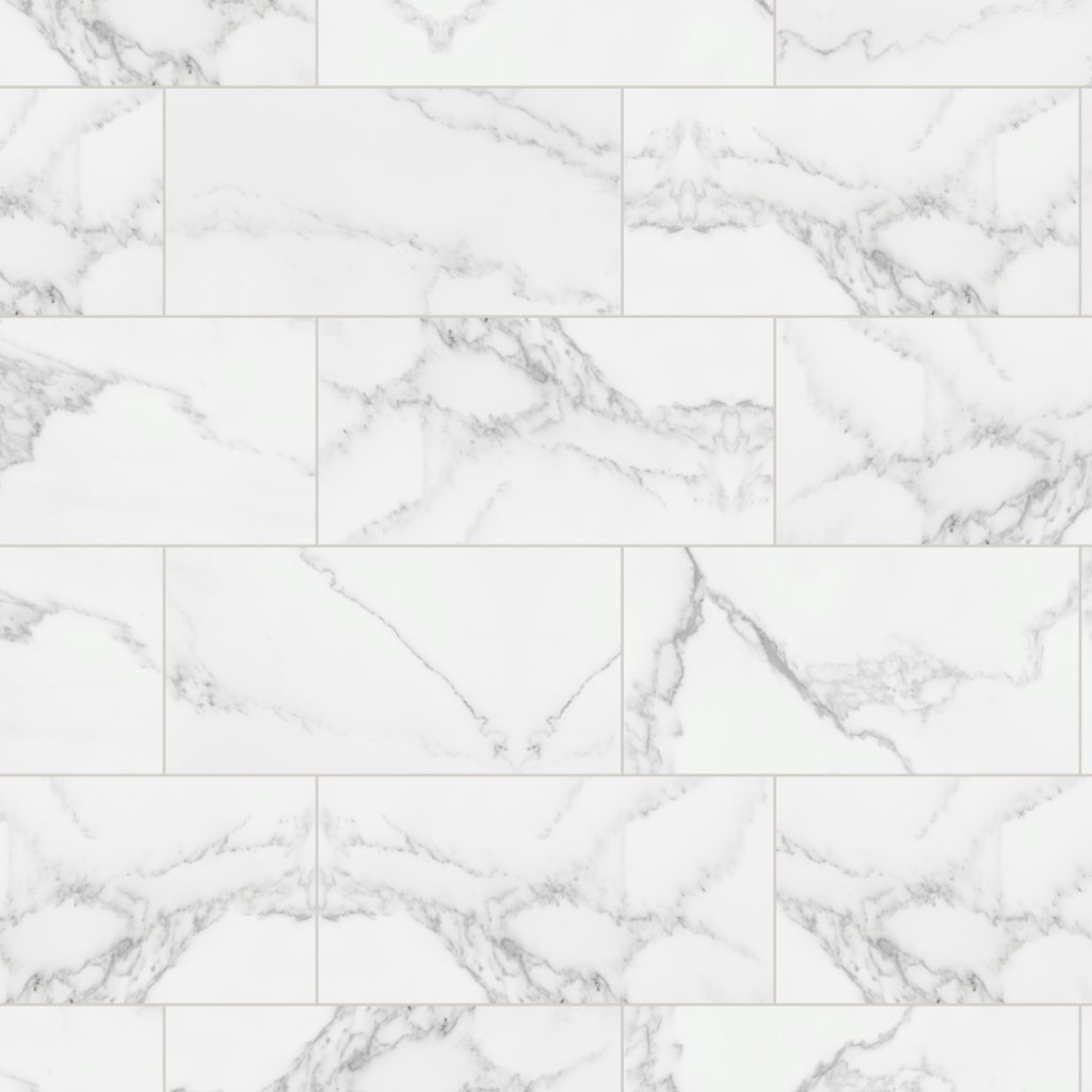 Qualis Ceramica Florence 12X24F Bianco Matt - Grey