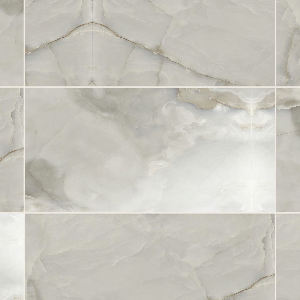 Qualis Ceramica Romance Magical Dark Grey 24X48 Polished - Dark Grey