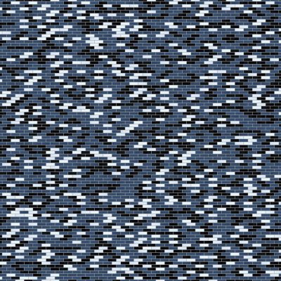 Marble Systems Multi Glossy Woven Zellige Mosaic 12x12 - Multi - 12" x 12" x 1/2"