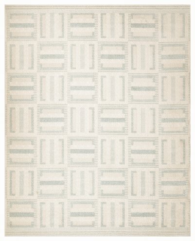 Nourison Home Nourison Nordic NRC11 8' x 10' Ivory Blue Modern Indoor Rug - 8' x 10'