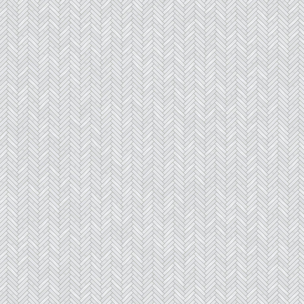 Marble Systems Bianco Dolomiti Classic Honed Herringbone 5/8x3 Marble Mosaic 10 7/16x12 13/16 - Bianco Dolomiti Classic
