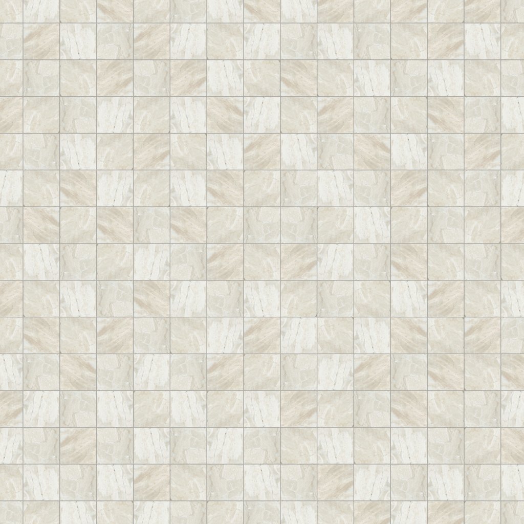 Marble Systems Diana Royal Tumbled Marble Tile 4x4 - Diana Royal