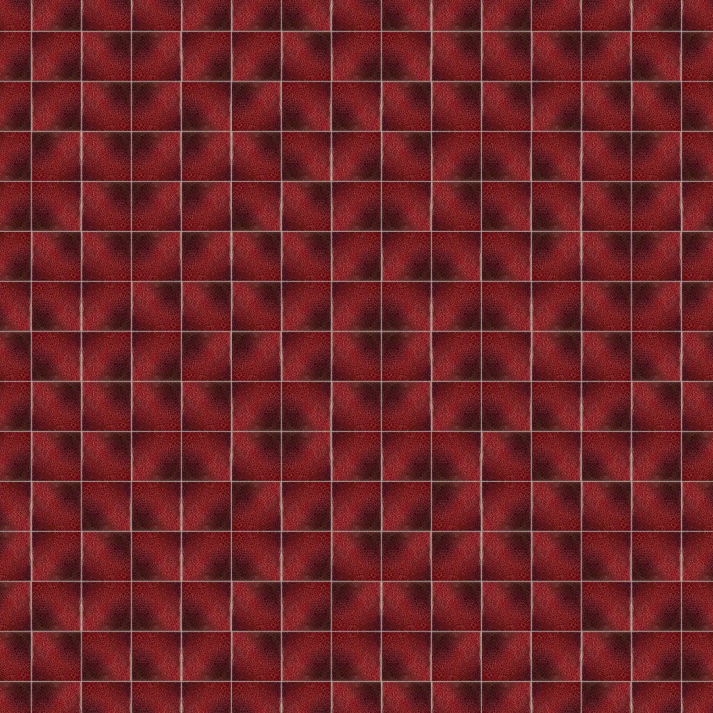 Marble Systems Fire Crackled Ceramic Tile 4x4 - Fire