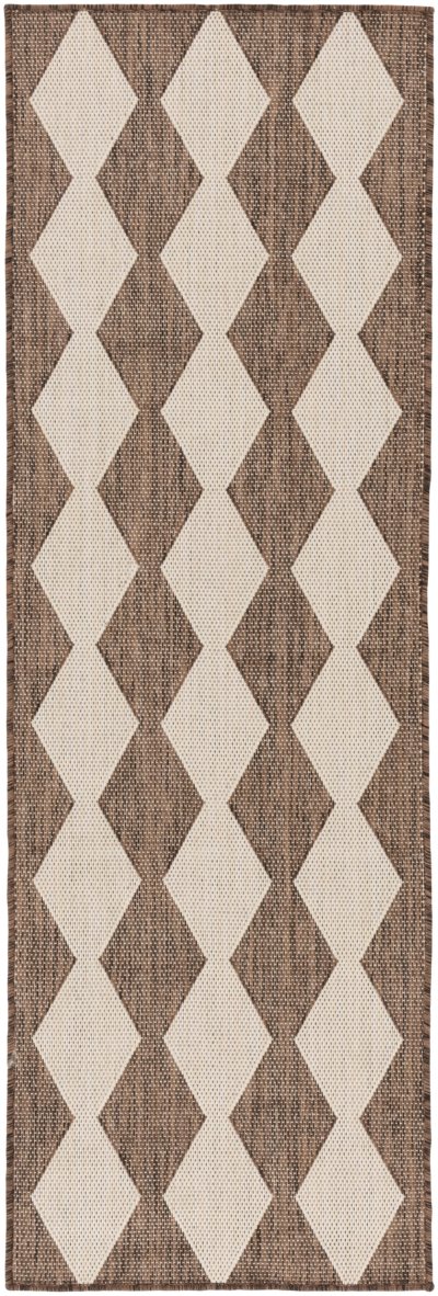 Nourison Home Nourison Positano POS04 2'2" x 8' Natural Modern Rug - 2' x 6'