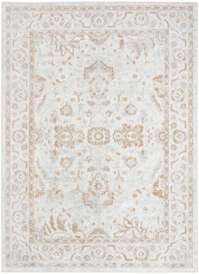 Nourison Home Nourison Astra Machine Washable ASW20 7'10" x 10' Grey Vintage Indoor Rug - 6'7" x 9'