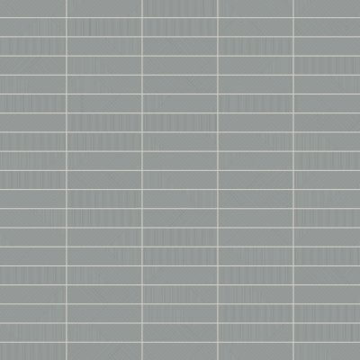 Qualis Ceramica Geometra 3x12 Charcoal Maze - Grid