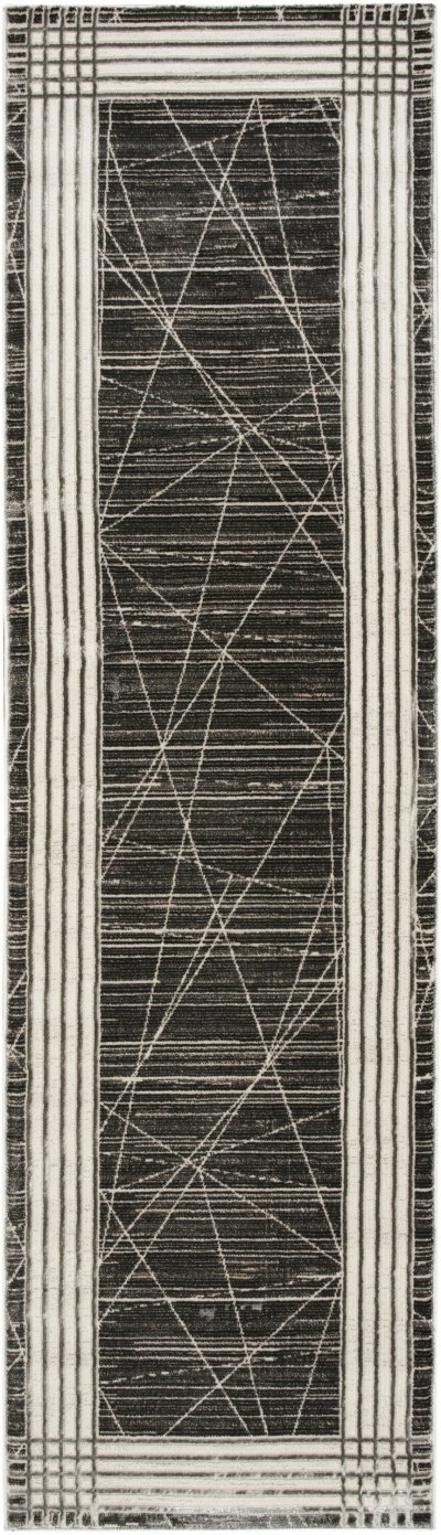 Nourison Home Nourison Desire DSR01 6' x 9' Charcoal Silver Modern Indoor Rug - 2'3" x 7'6"