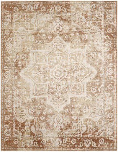 Nourison Home Nourison Astra Machine Washable ASW12 7'10" x 10' Rust Vintage Indoor Rug - 9' x 12'