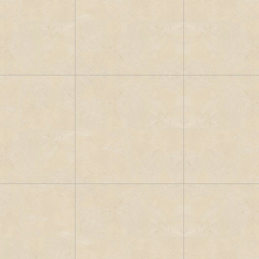 Marble Systems Mood Ivory Polished Marble Look Porcelain Tile 24x24 - Mood Ivory