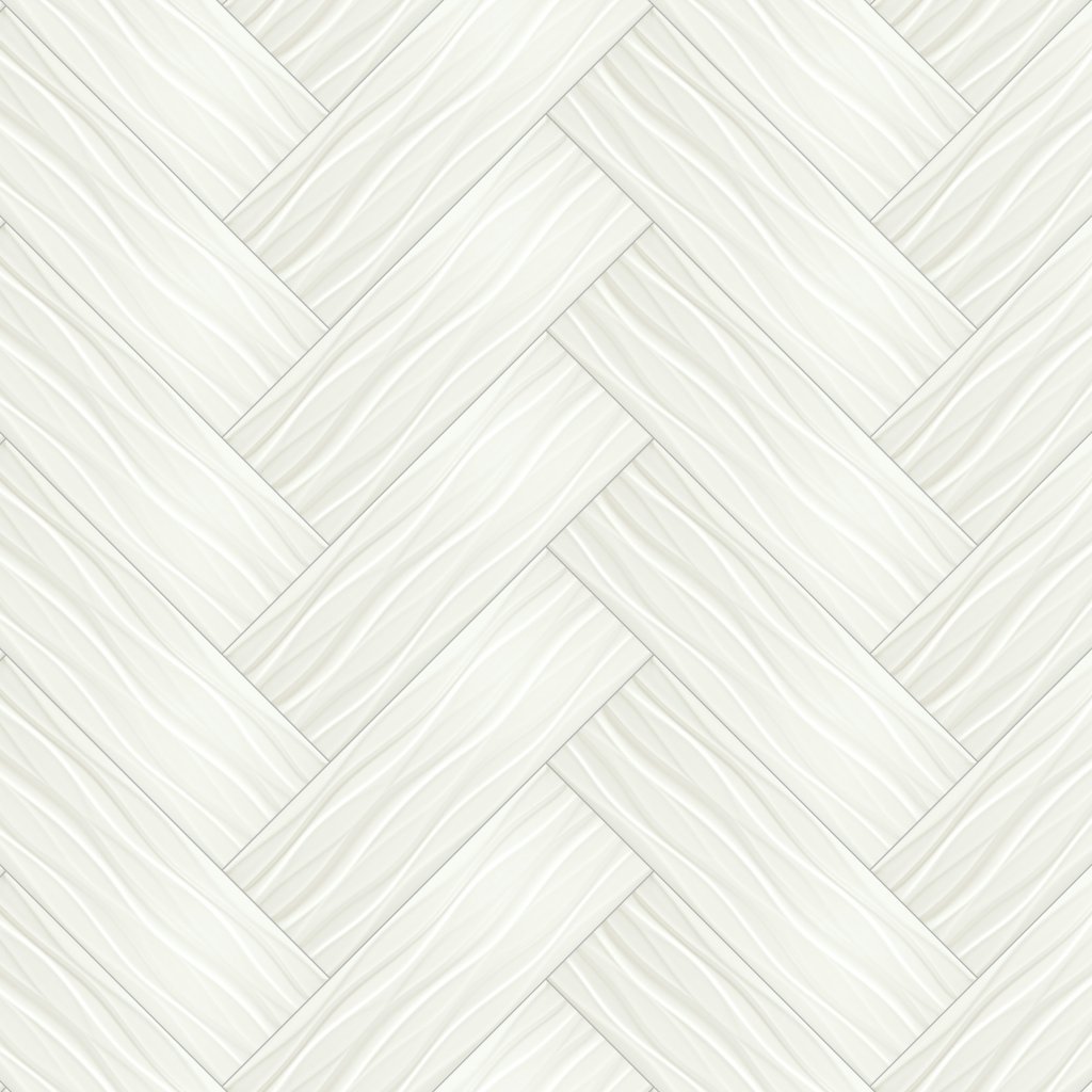 American Olean Visual Impressions - White, Rectangle, 8X24, Wave, Matte (VI10) - White