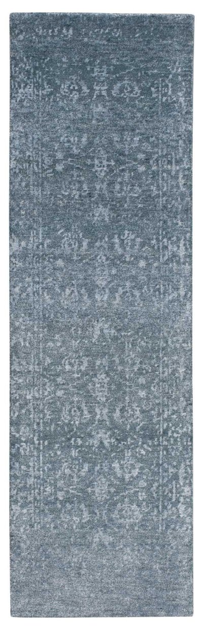 Nourison Home Nourison Silk Shadows SHA15 9'9" x 13'9" Blue Stone Vintage Indoor Rug - 2'3" x 8'