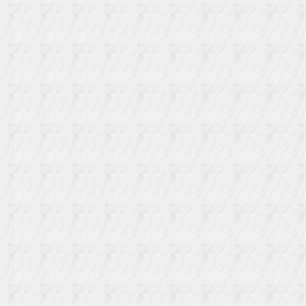 Marble Systems Snow White Polished Diamante Marble Mosaic 4 1/32x7 1/2 - Snow White