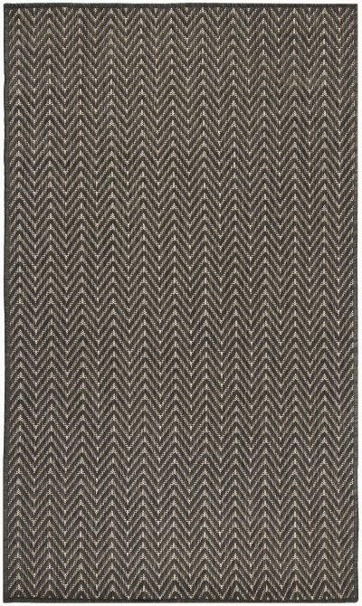 Nourison Home Nourison Horizon Indoor/Outdoor HOZ02 8' x 10' Charcoal Modern Rug - 2' x 3'