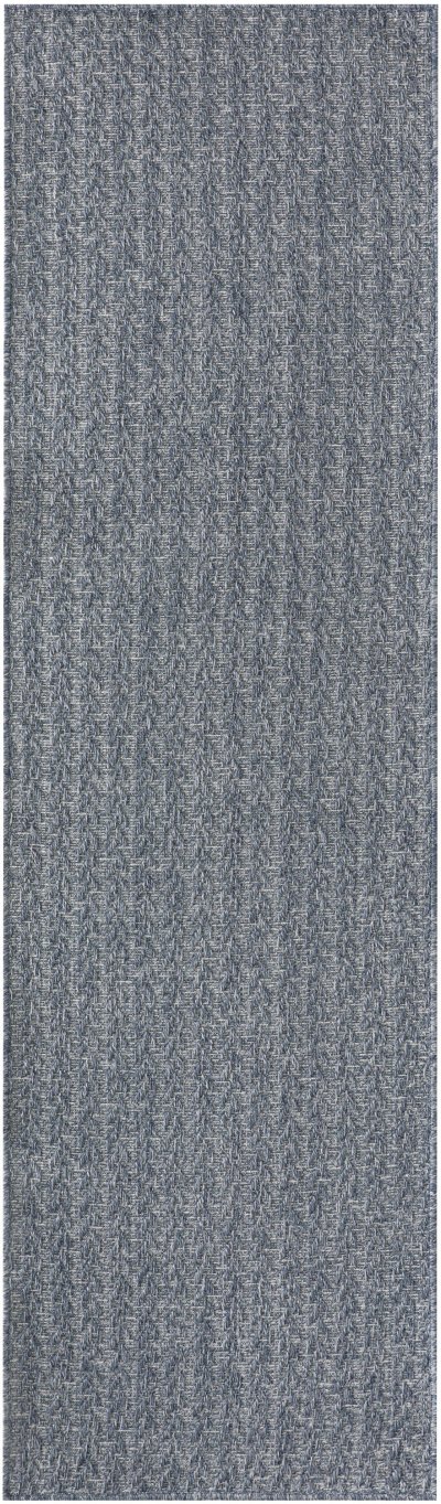 Nourison Home Nourison Tulum TLM02 5'3" x 7' Denim Outdoor Rug - 2' x 6'