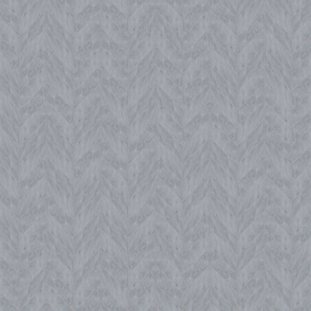 Marble Systems Allure Light Polished Chevron Waterjet Marble Mosaic 13x10 - Allure Light