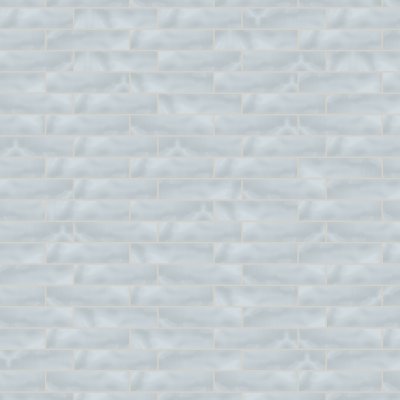 Qualis Ceramica Element Skylight Artisan Glass 3X12 - Alternating 1/3