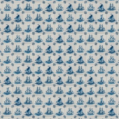 Marble Systems Ships Blue Glazed Ceramic Tile 5x5 - Ships Blue - 5" x 5" x 3/8"