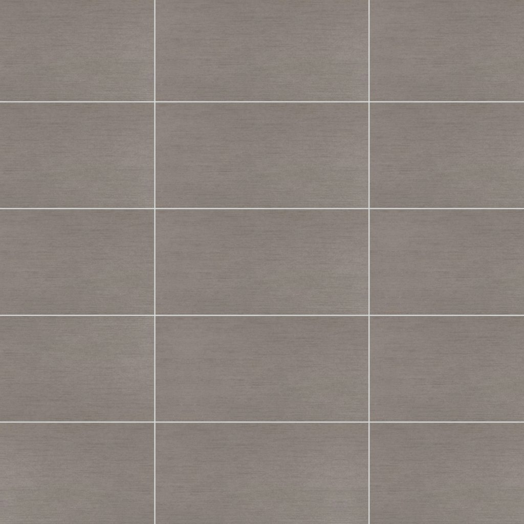 Daltile Synchronic Grey, Rectangle, 12X24, Matte - Grey