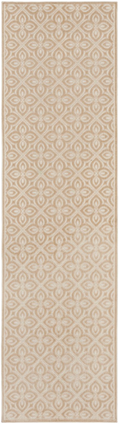 Nourison Home Nourison Washable Charm WCH03 4' x 6' Beige Ivory Contemporary Indoor Rug - 2'2" x 10'