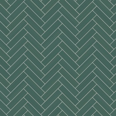 Qualis Ceramica Geometra 3x12 Emerald Divide - 3" x 12"