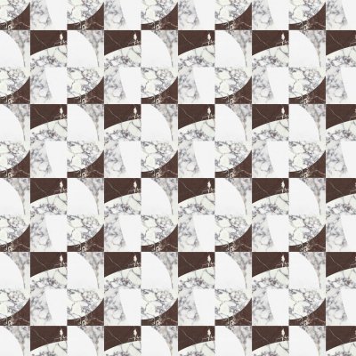 Qualis Ceramica Utopio Eclypse Orchid Mosaic - 11,9" x 11,9"