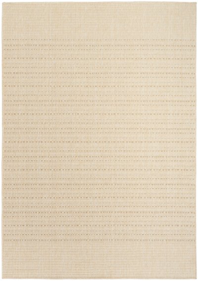 Nourison Home Nourison Tulum TLM01 5'3" x 7' Cream Outdoor Rug - 6' x 9'