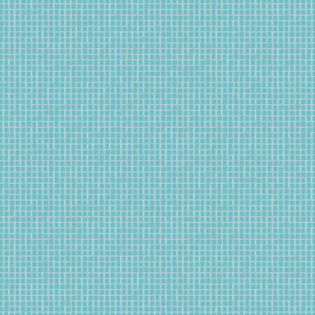 American Olean Color Appeal - Fountain Blue, Straight Joint, 1X1, Glass (C108) - Fountain Blue