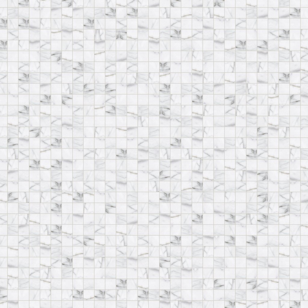 Qualis Ceramica Classic 2X2 Carrara Mosaic