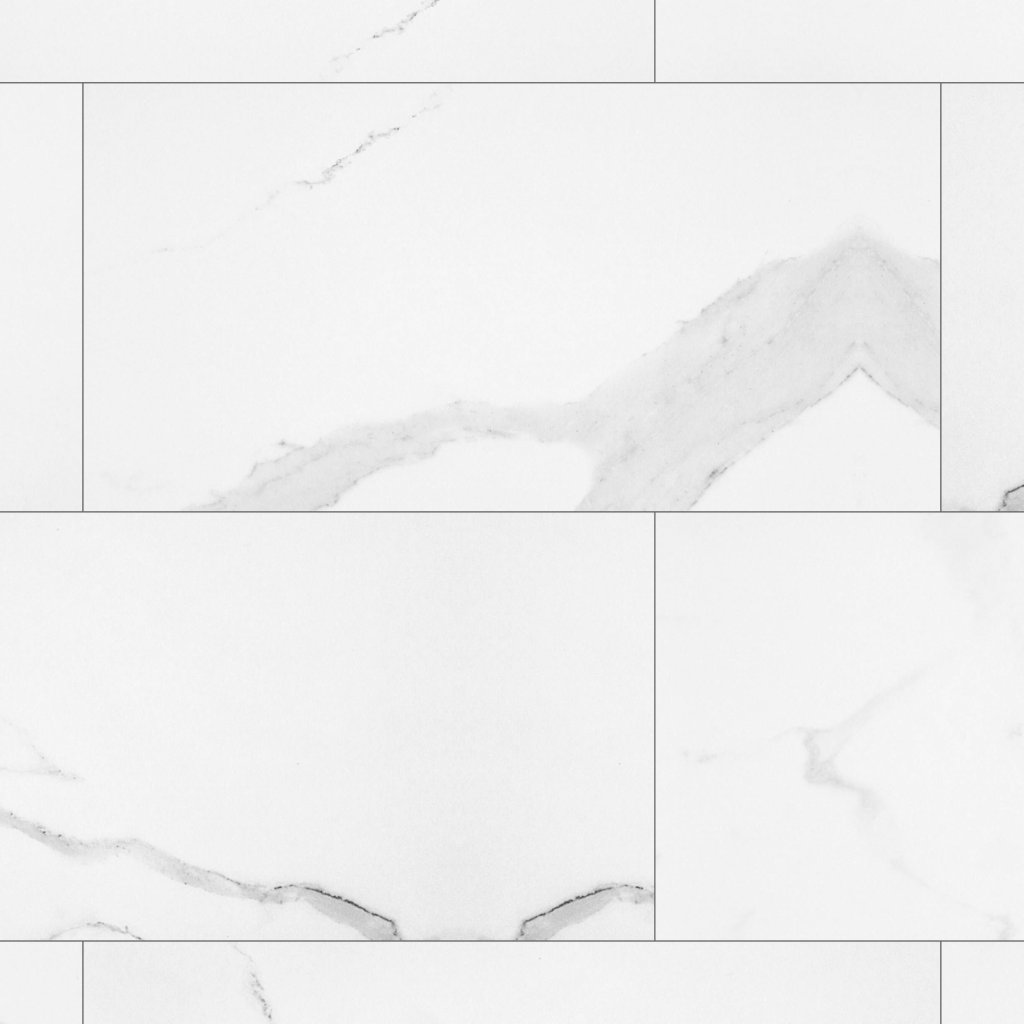Qualis Ceramica Luxury Statuario Venezia 24X48 Polished - Grey