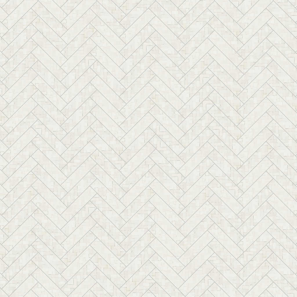 Daltile Eclessia Marble Pacifica, Double Herringbone, Polished - Pacifica