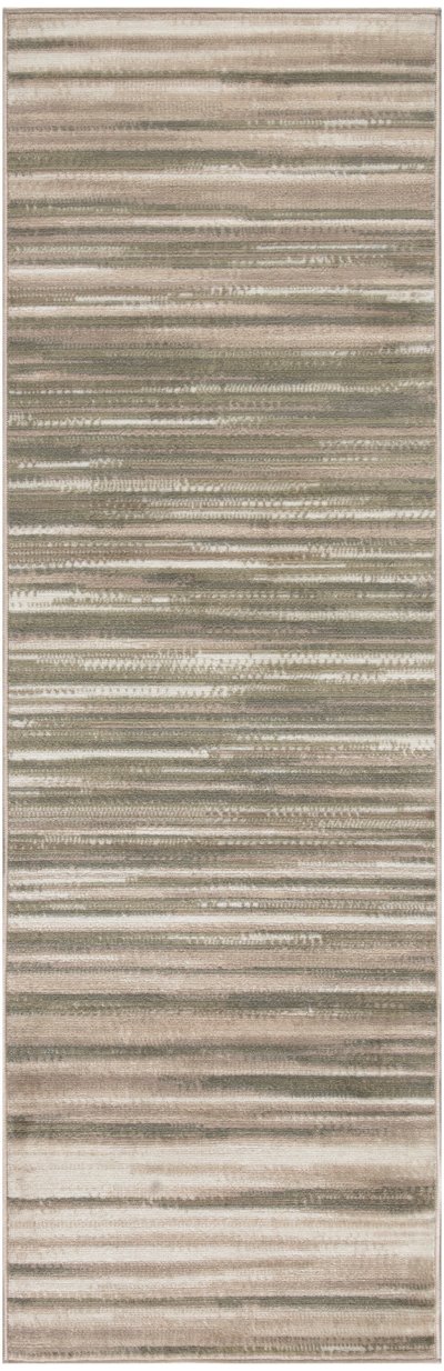 Nourison Home Nourison Jubilant JUB04 2'3" x 7'3" Green Ivory Modern Indoor Rug - 2' x 6'