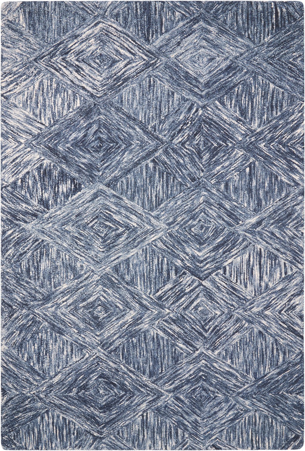 Nourison Home Nourison Linked LNK01 5' x 7'6" Denim Modern Indoor Rug
