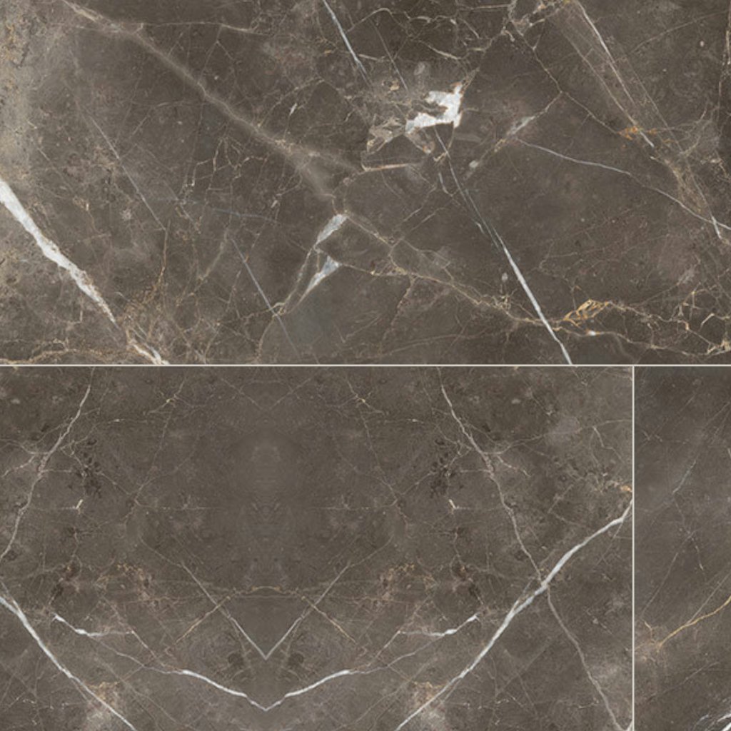 Qualis Ceramica Royal Stoneworks 63X126 Regal Brown Marble Honed