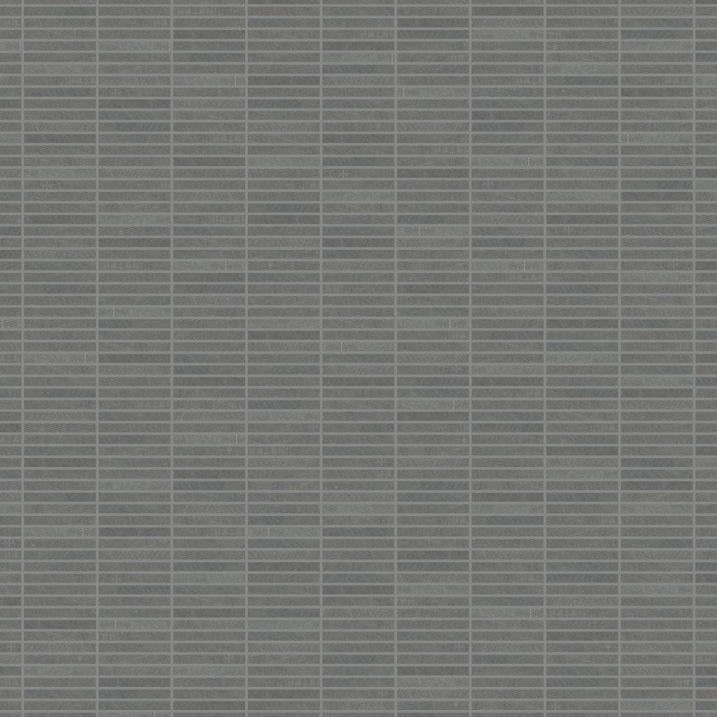 Emser Tile GENESIS BLACK MATTE STACKED MOSAIC - Black