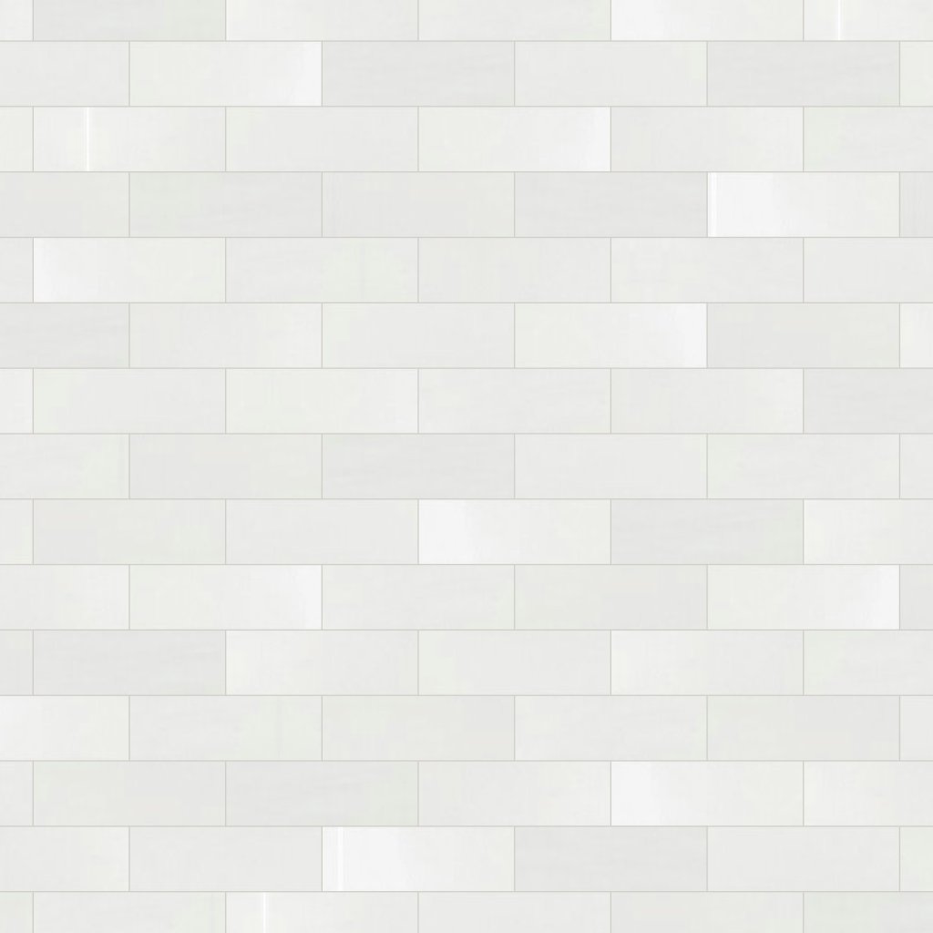 Qualis Ceramica Hamptons Collection Brickwork Mosaic Matte-Gloss Pearl