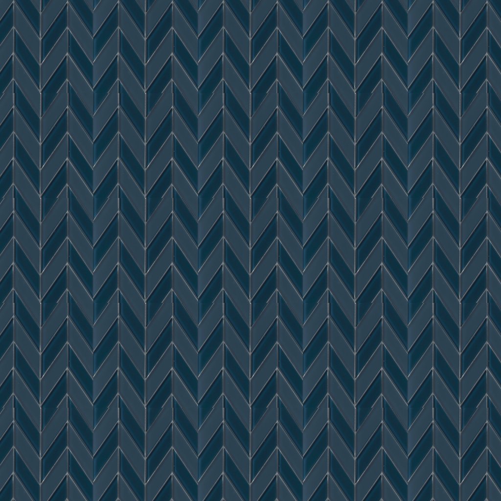 Emser Tile EDGE MOSAIC -GLS - Navy