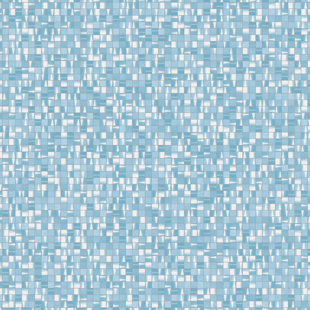 Marble Systems Gidget Blend Glossy 1x1 Ceramic Mosaic 12x12 - Gidget Blend