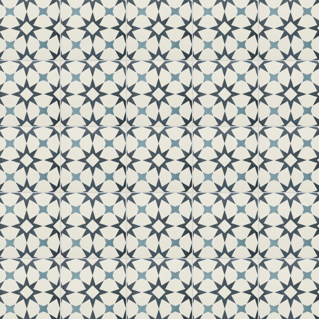 Daltile Memoir Cosmo Blue, Square, 12X12, Matte - Cosmo Blue