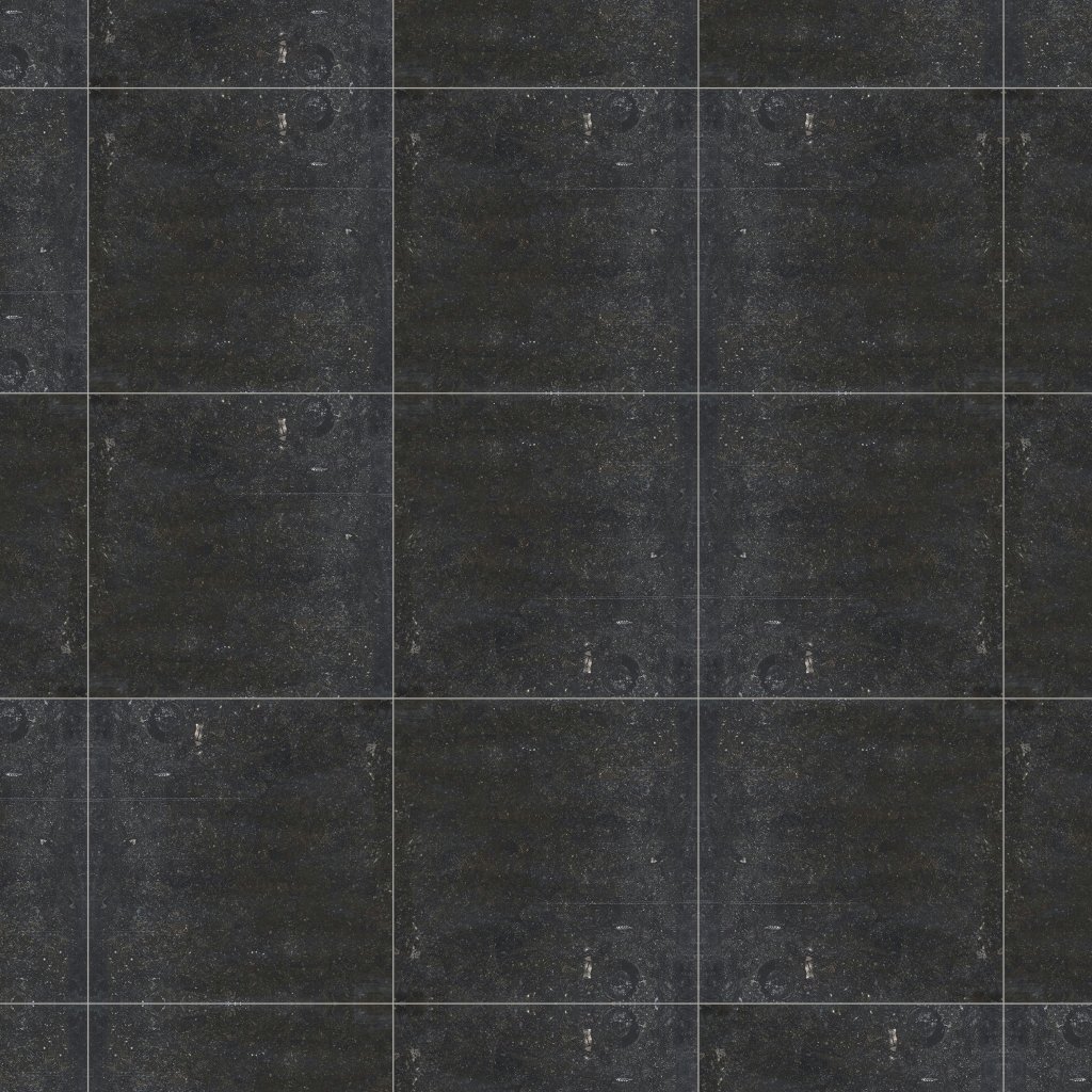Marble Systems Belgium Blue Brushed Chiselled Limestone Tile 16x16 - Belgium Blue