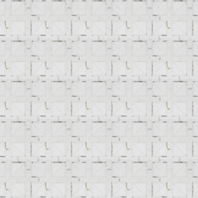 Marble Systems Thassos White, Calacatta Gold Honed Magra Lattice Marble Mosaic 11 11/16x11 11/16 - Thassos White, Calacatta Gold - 11 11/16" x 11 11/16" x 3/8"