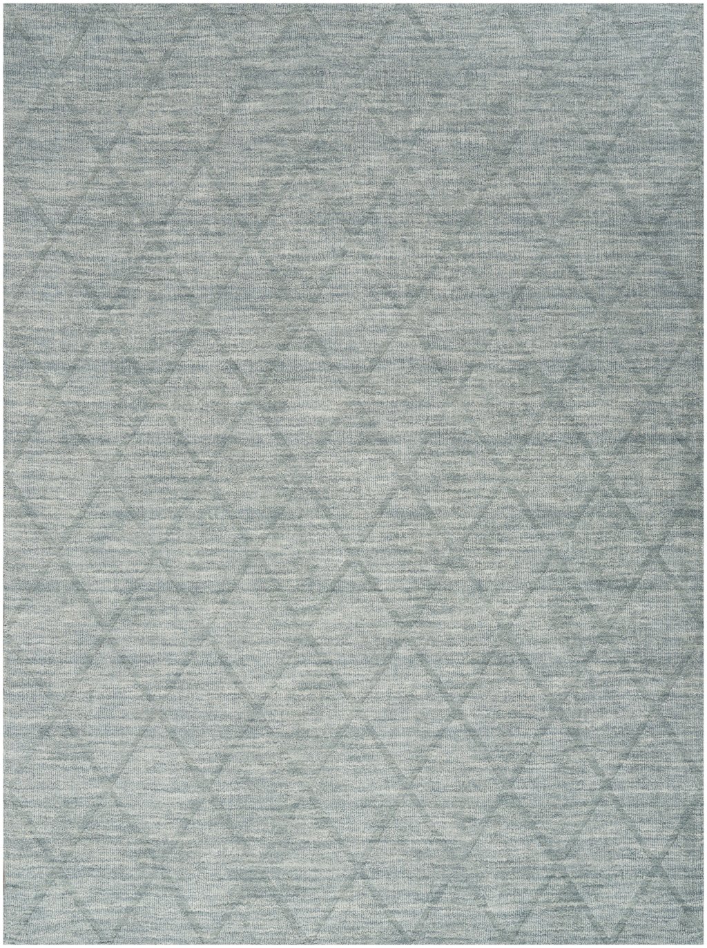 Nourison Home Nourison Wool Haven WOH01 5'3" x 7'3" Blue Modern Indoor Rug